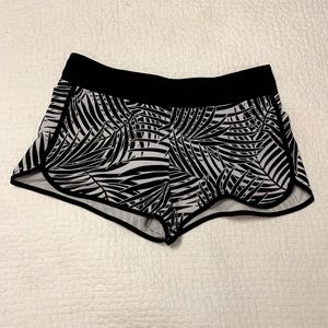 Black and White Swim Shorts